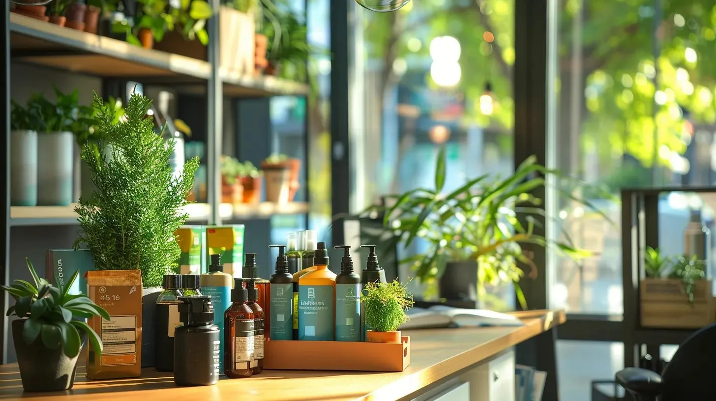 Important Facts About Summer Pests You Should Consider 3 a modern, sunlit office space features a vibrant display of eco-friendly pest control products arranged on a sleek desk, emphasizing sustainable alternatives and innovative solutions amidst a backdrop of greenery-inspired decor.